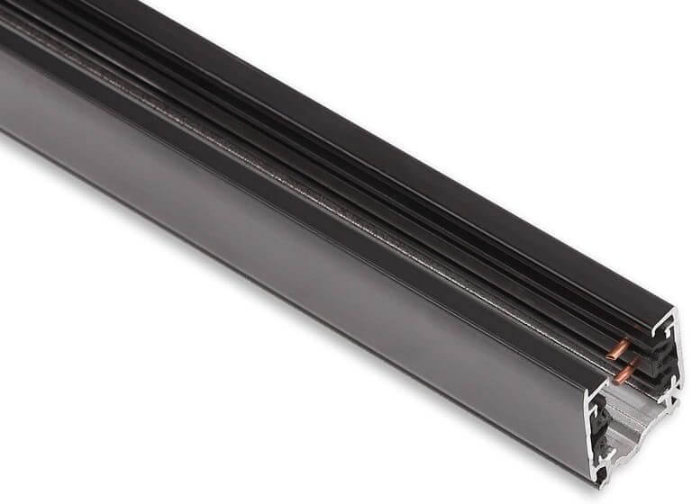 MaxLight 3F magnetická koľajnicová lišta x W čierna MHT1-300-BK