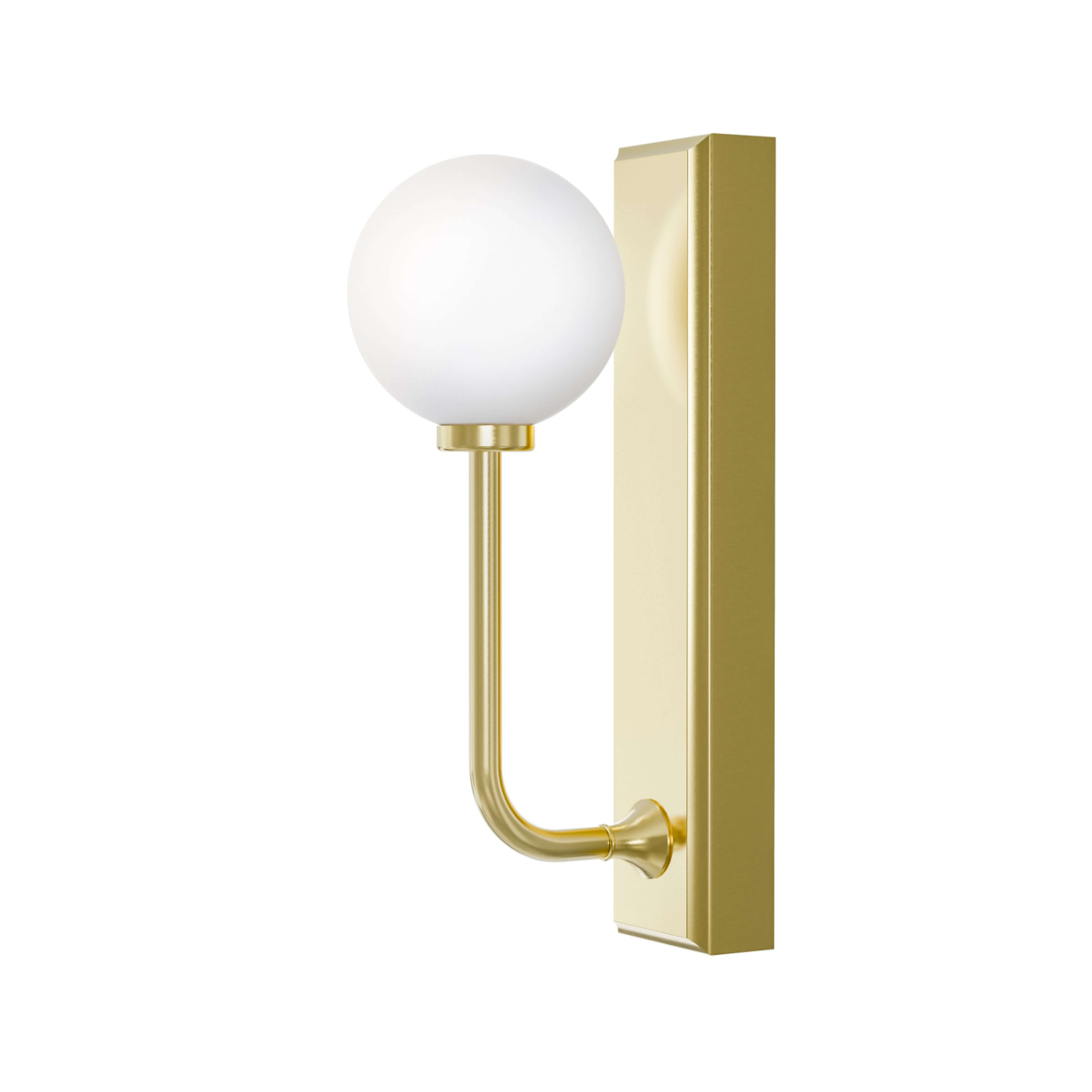 Open Design Ero Parette nástenná lampa 1x9 W biela-zlatá OR85600