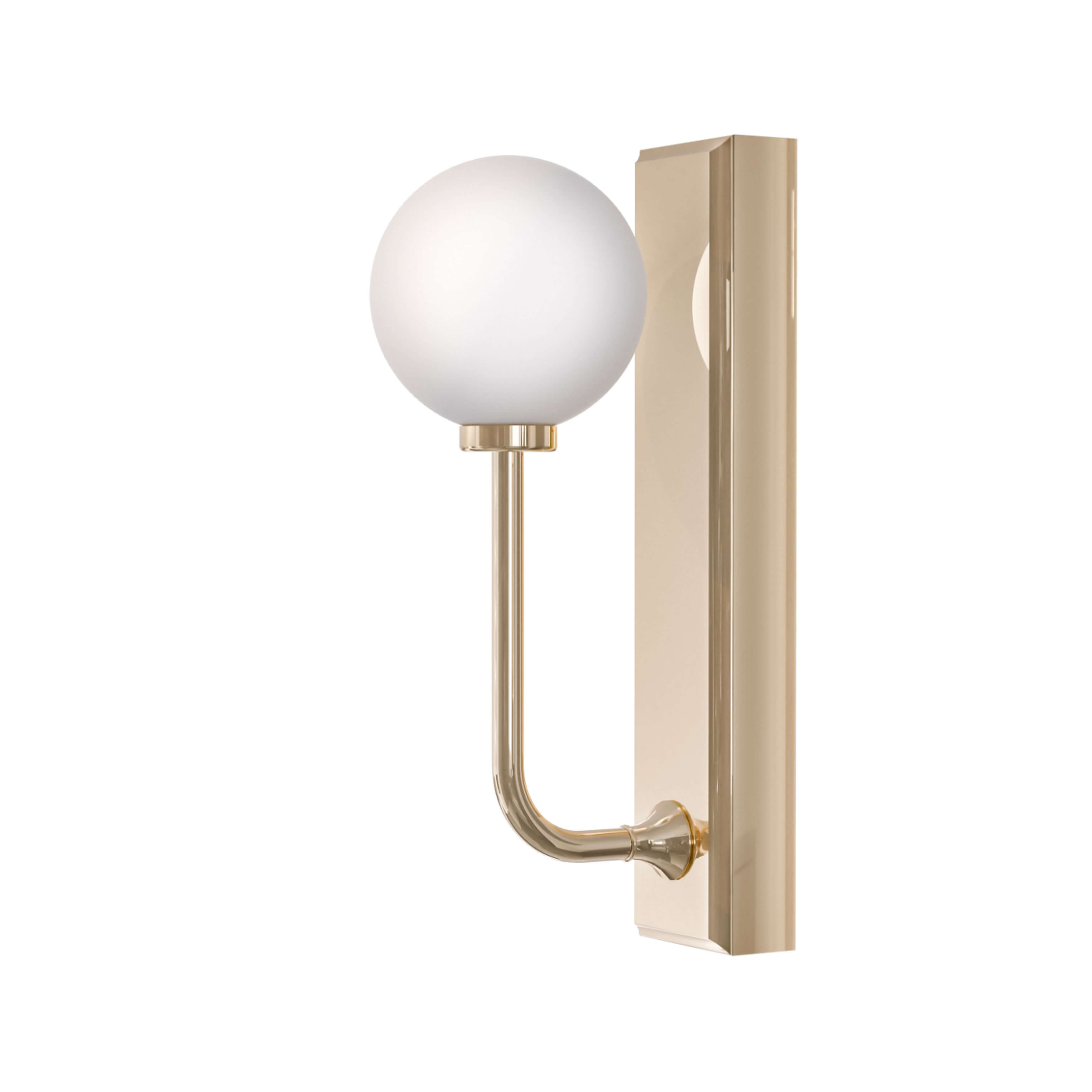 Open Design Ero Parette nástenná lampa 1x9 W biela-zlatá OR85617