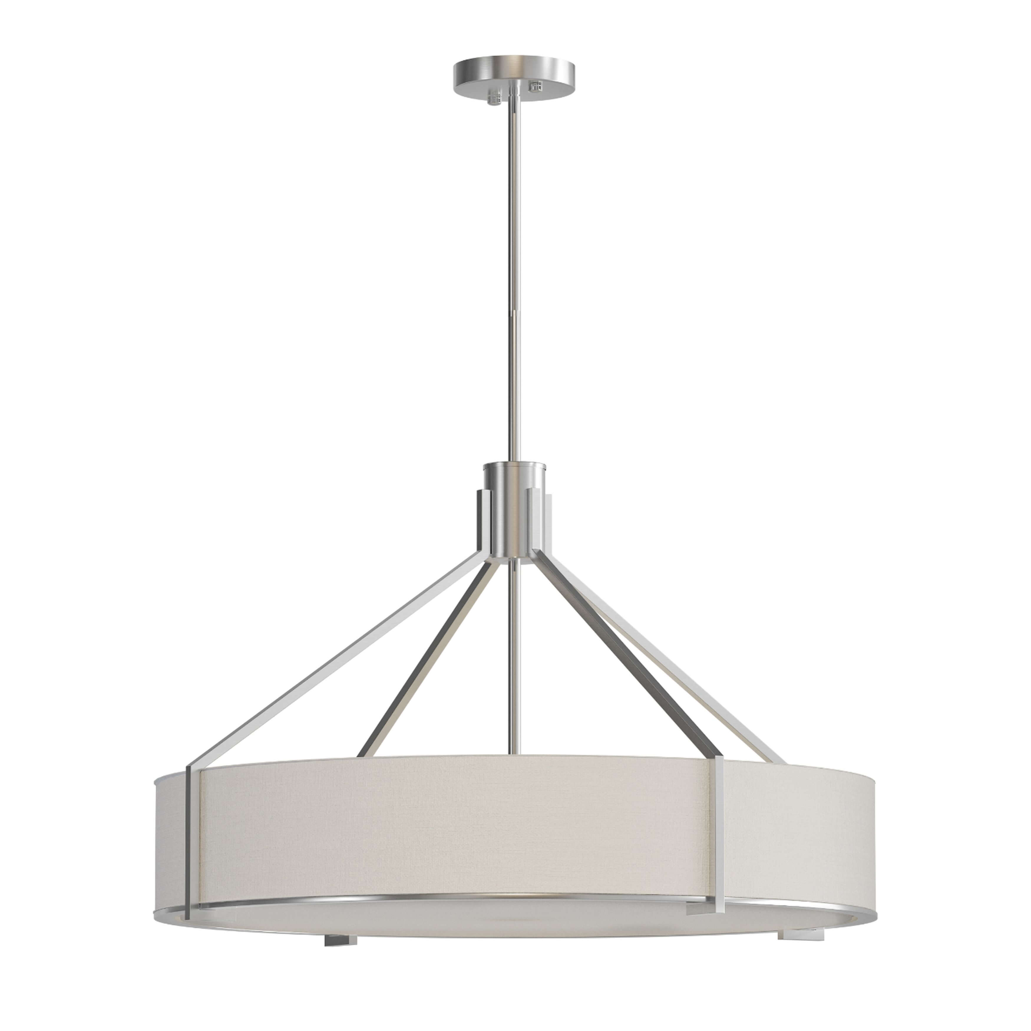 Open Design Doretto závesné svietidlo 1x15 W biela-niklová OR85655