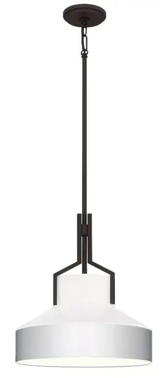 Elstead Lighting Brecken závesné svietidlo 2x60 W hnedá-opálová QZ-BRECKEN-2P-OZ-OPAL