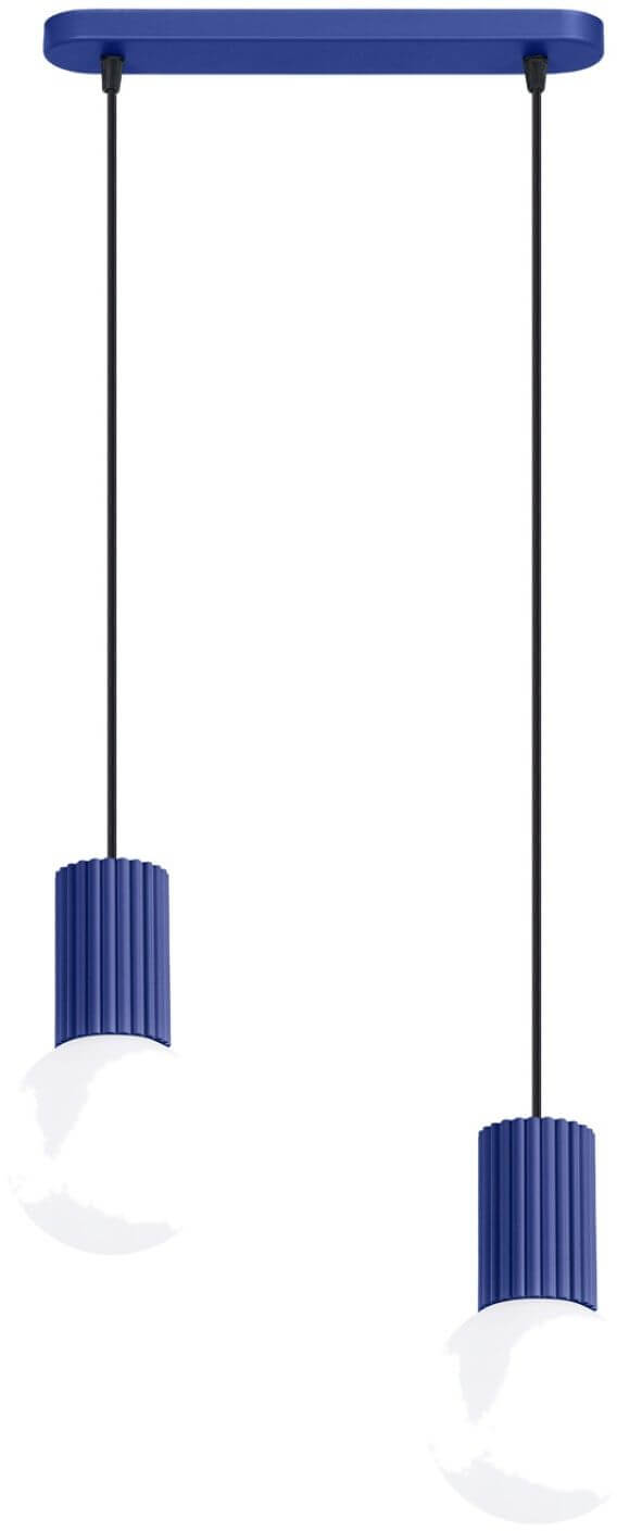 Sollux Lighting Halo závesné svietidlo 2x8 W modrá SL.1987