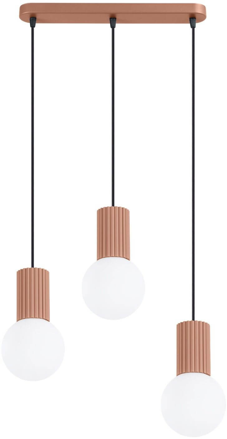 Sollux Lighting Halo závesné svietidlo 3x8 W béžová SL.1996