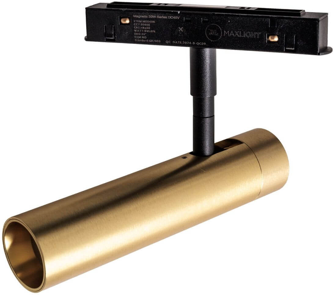 MaxLight Magnetic magnetická lampa 1x8 W zlatá M0049D