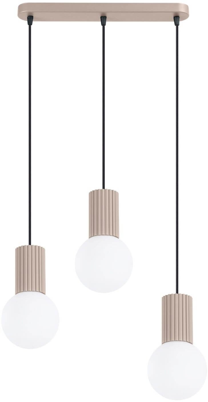 Sollux Lighting Halo závesné svietidlo 3x8 W sivá/popolnato sivá SL.1998