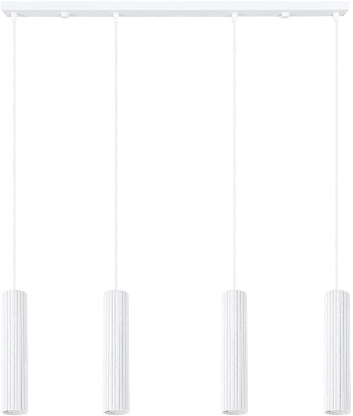 Sollux Lighting Karbon závesné svietidlo 4x10 W biela SL.2001