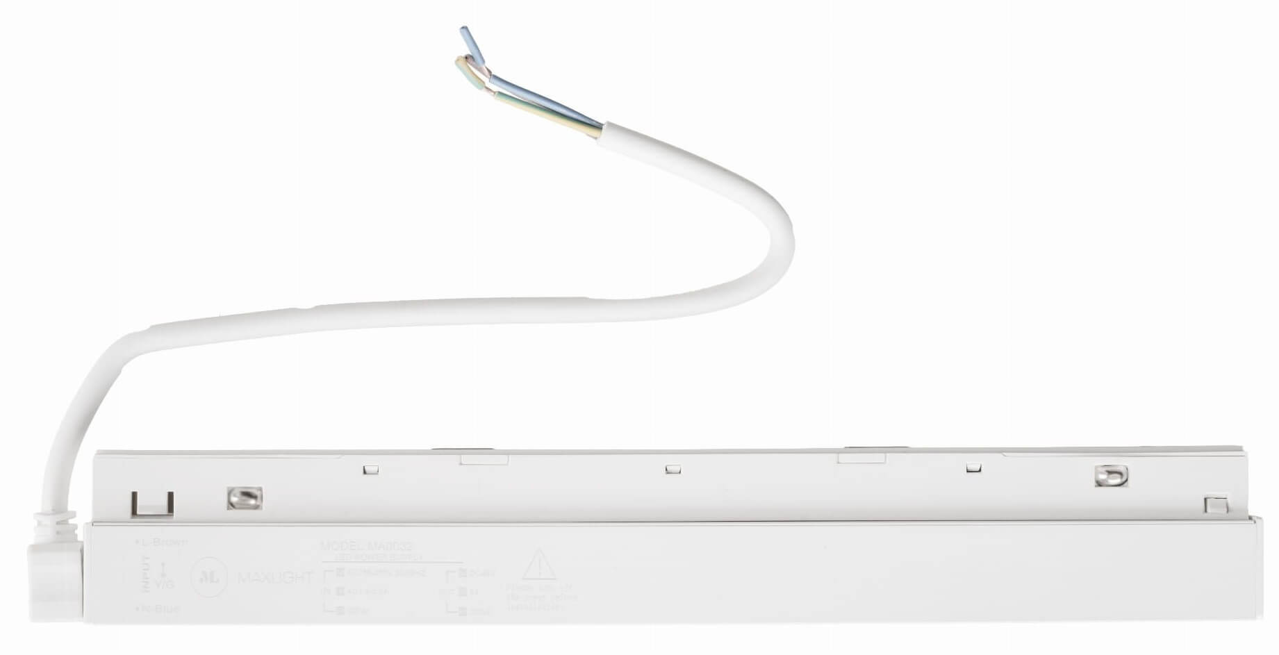 MaxLight Magnetic lištový zdroj napájania x W biela MA0032