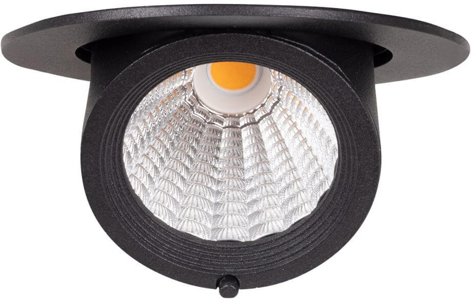 MaxLight Rubio zapustené svietidlo 1x10 W čierna H0133