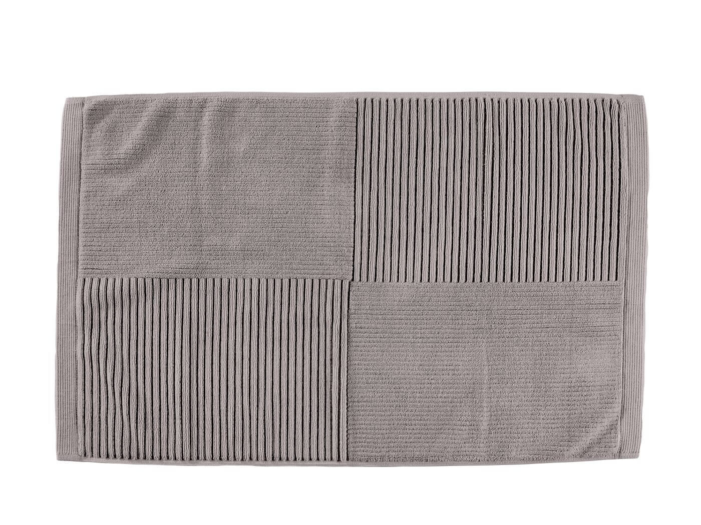 Zone Denmark Classic koberček do kúpeľne 80x50 cm obdĺžnik sivá 34972