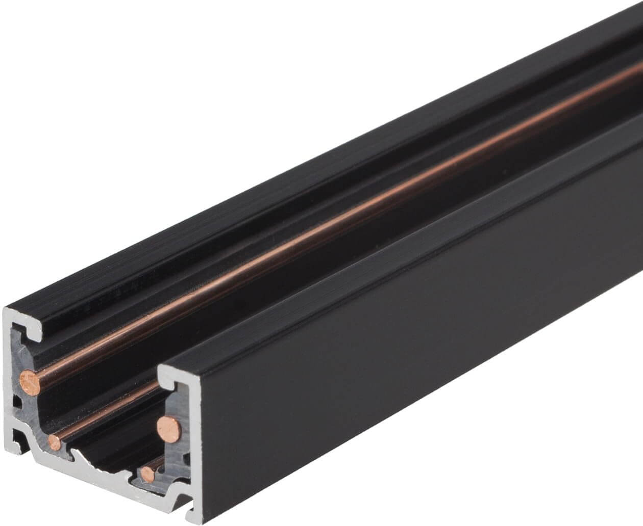 MaxLight Micro11 magnetická koľajnicová lišta x W čierna NT0006