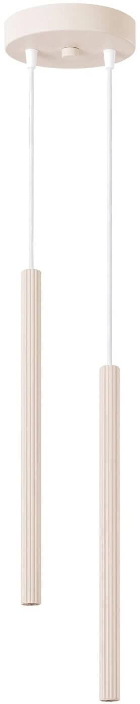 Sollux Lighting Arche závesné svietidlo 2x8 W béžová SL.2034
