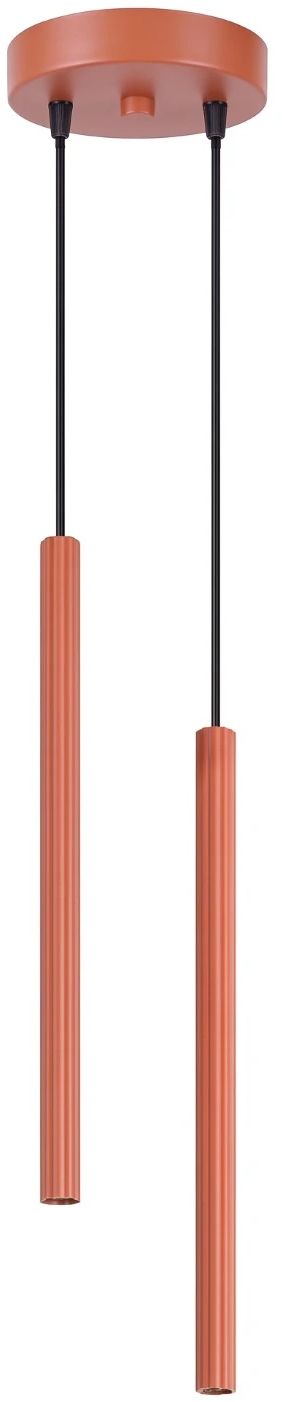 Sollux Lighting Arche závesné svietidlo 2x8 W červená SL.2040