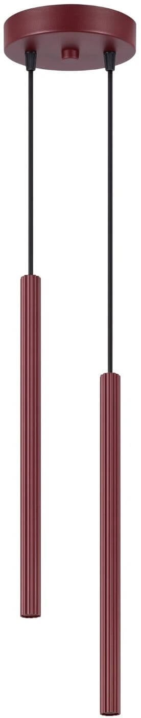 Sollux Lighting Arche závesné svietidlo 2x8 W bordová SL.2043