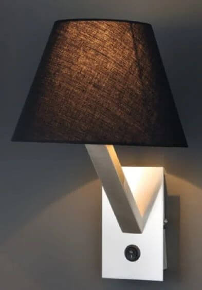 MaxLight Orlando nástenná lampa 1x40 W čierna 5103W/BLNM