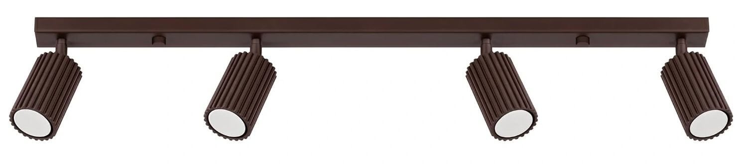 Sollux Lighting Karbon stropné svietidlo 4x10 W hnedá SL.2375