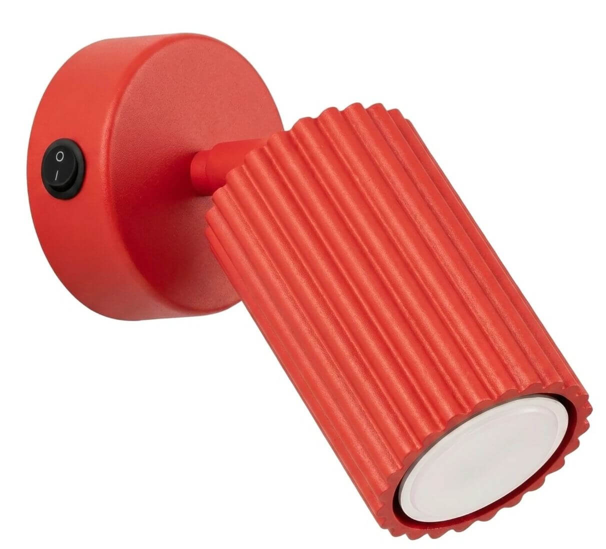 Sollux Lighting Karbon nástenná lampa 1x10 W červená SL.2363