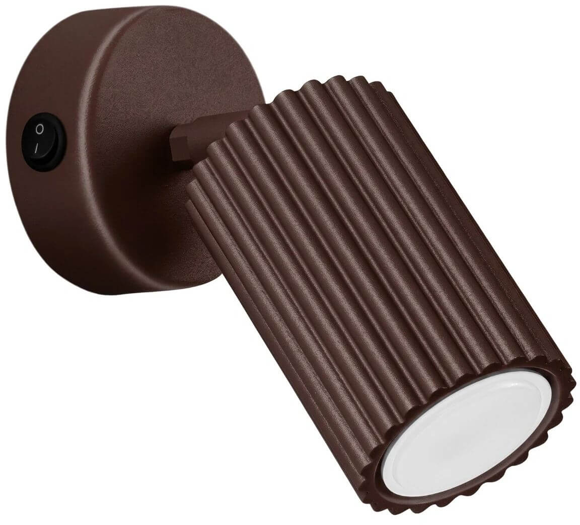 Sollux Lighting Karbon nástenná lampa 1x10 W hnedá SL.2370