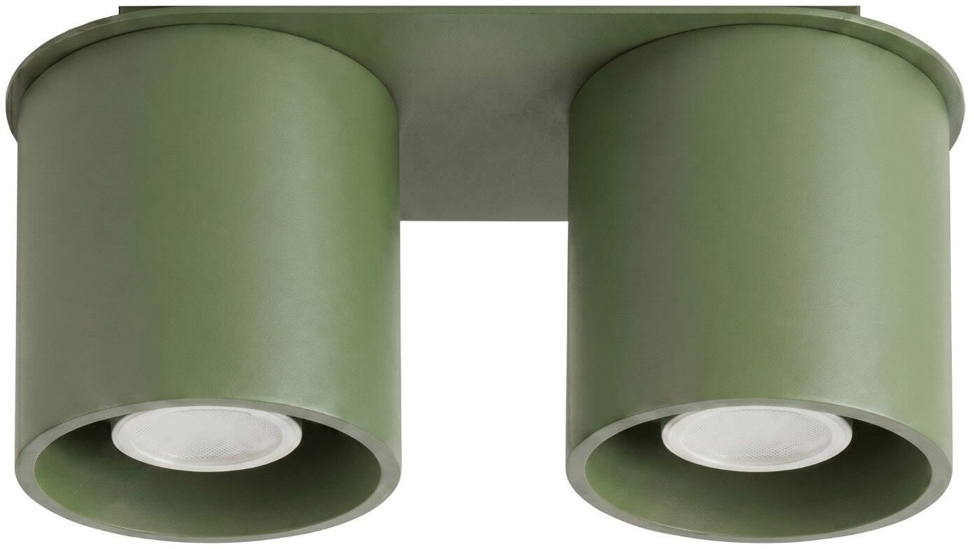Sollux Lighting Orbis stropné svietidlo 2x10 W zelená SL.2103
