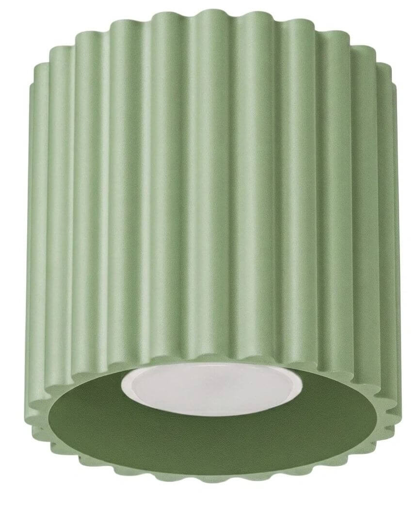 Sollux Lighting Aura stropné svietidlo 1x10 W zelená SL.2408