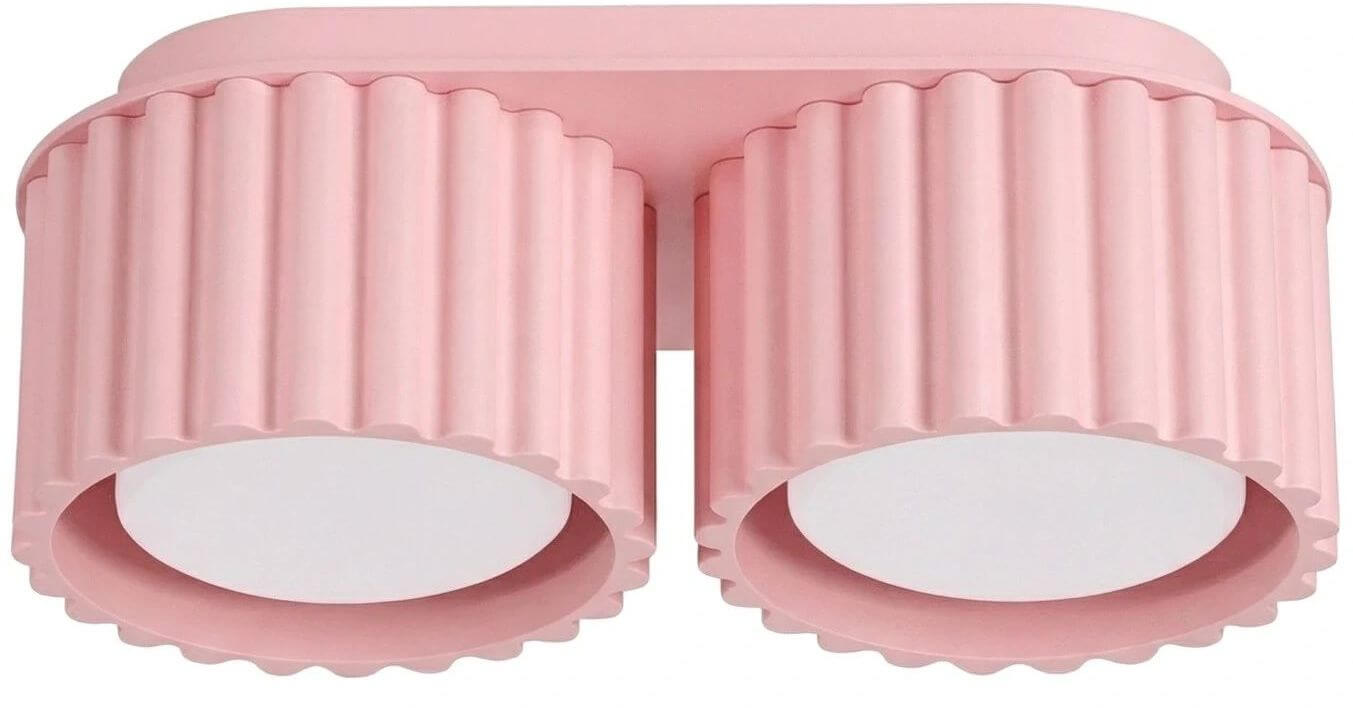 Sollux Lighting Aura stropné svietidlo 2x10 W ružová SL.2407