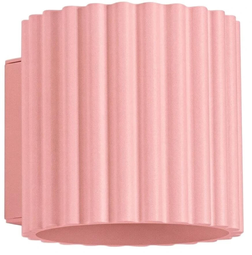 Sollux Lighting Aura nástenná lampa 1x8 W ružová SL.2405