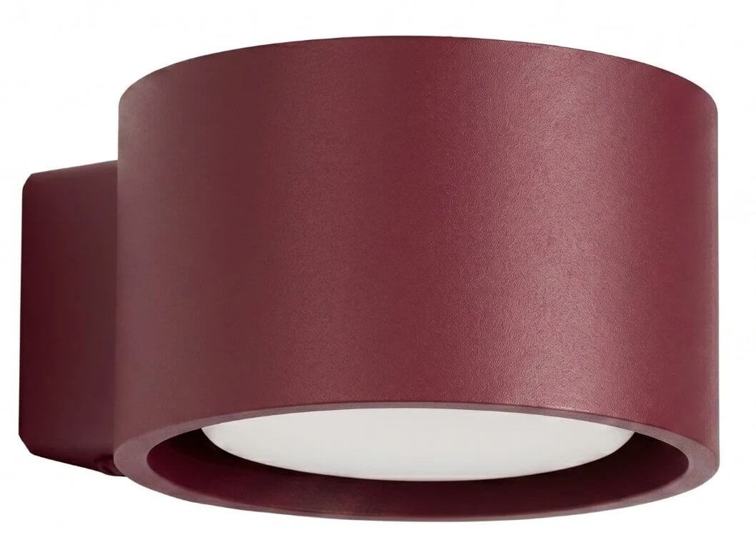 Sollux Lighting Modo nástenná lampa 1x10 W bordová SL.2453