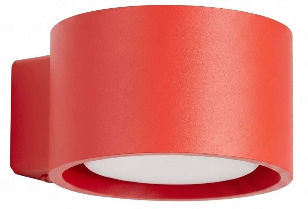 Sollux Lighting Modo nástenná lampa 1x10 W červená SL.2477