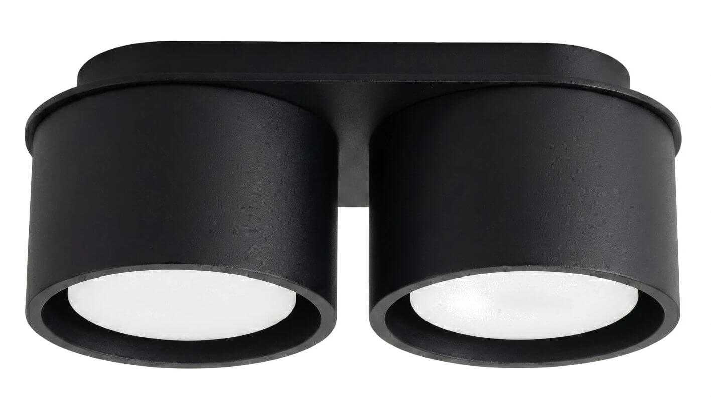 Sollux Lighting Modo stropné svietidlo 2x10 W čierna SL.2439