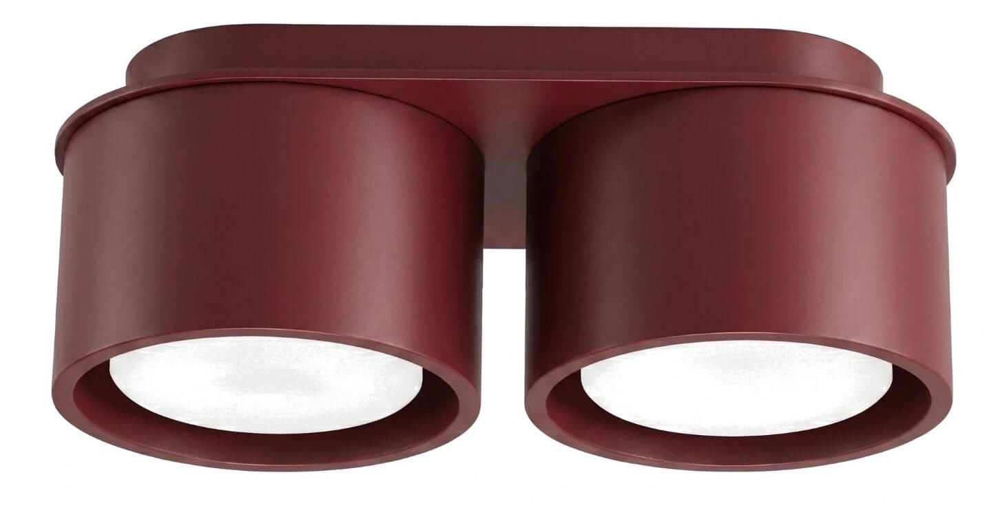 Sollux Lighting Modo stropné svietidlo 2x10 W bordová SL.2455