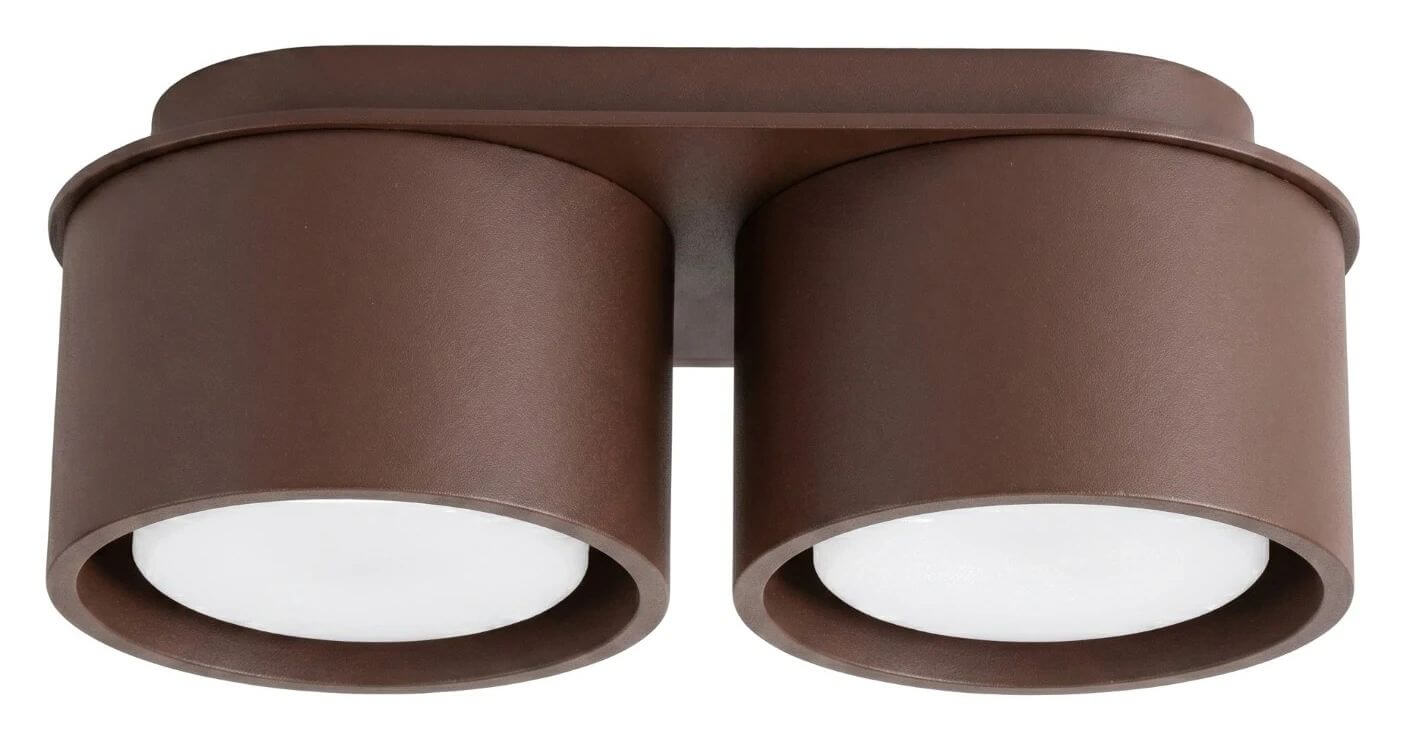 Sollux Lighting Modo stropné svietidlo 2x10 W hnedá SL.2483
