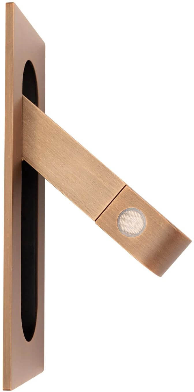 MaxLight Libra nástenná lampa 1x3 W mosadzná W0377