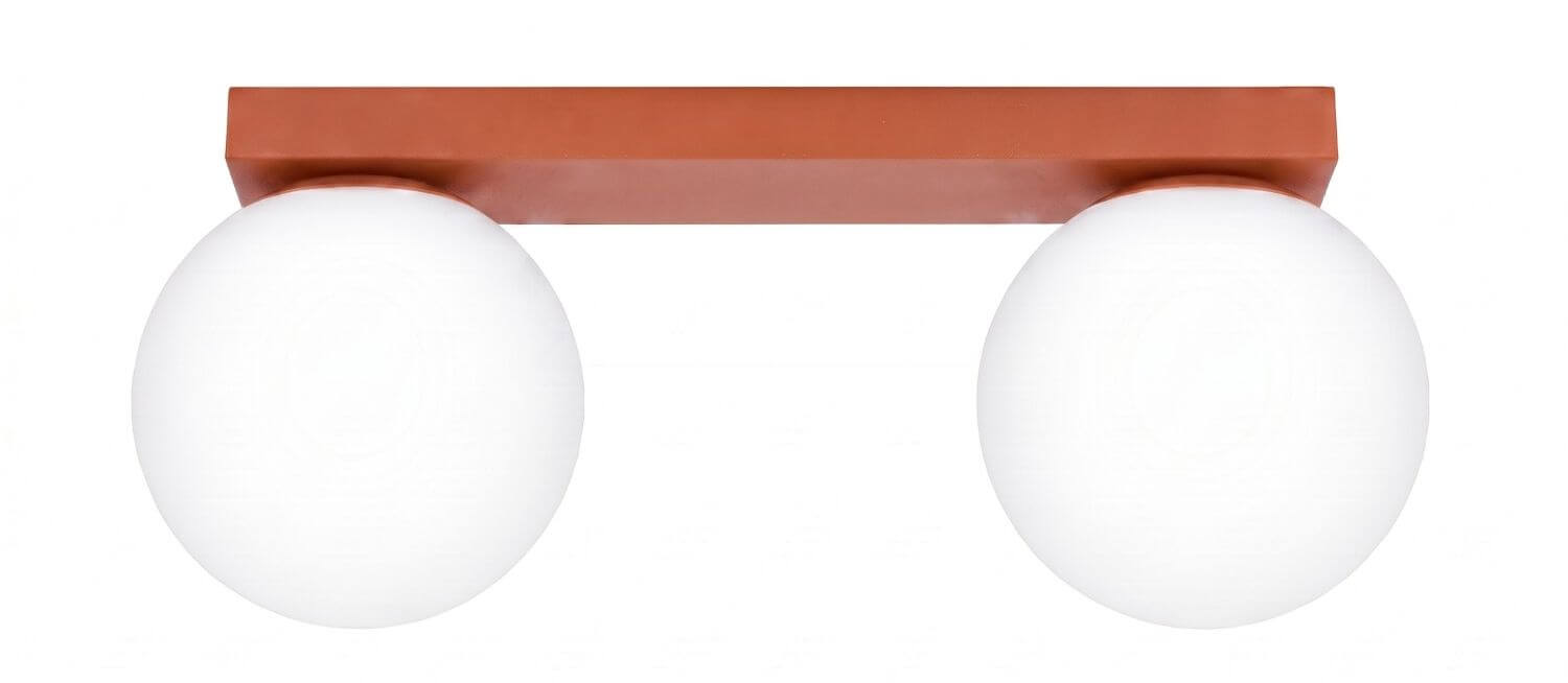 Sollux Lighting Yoli stropné svietidlo 2x8 W červená SL.2245