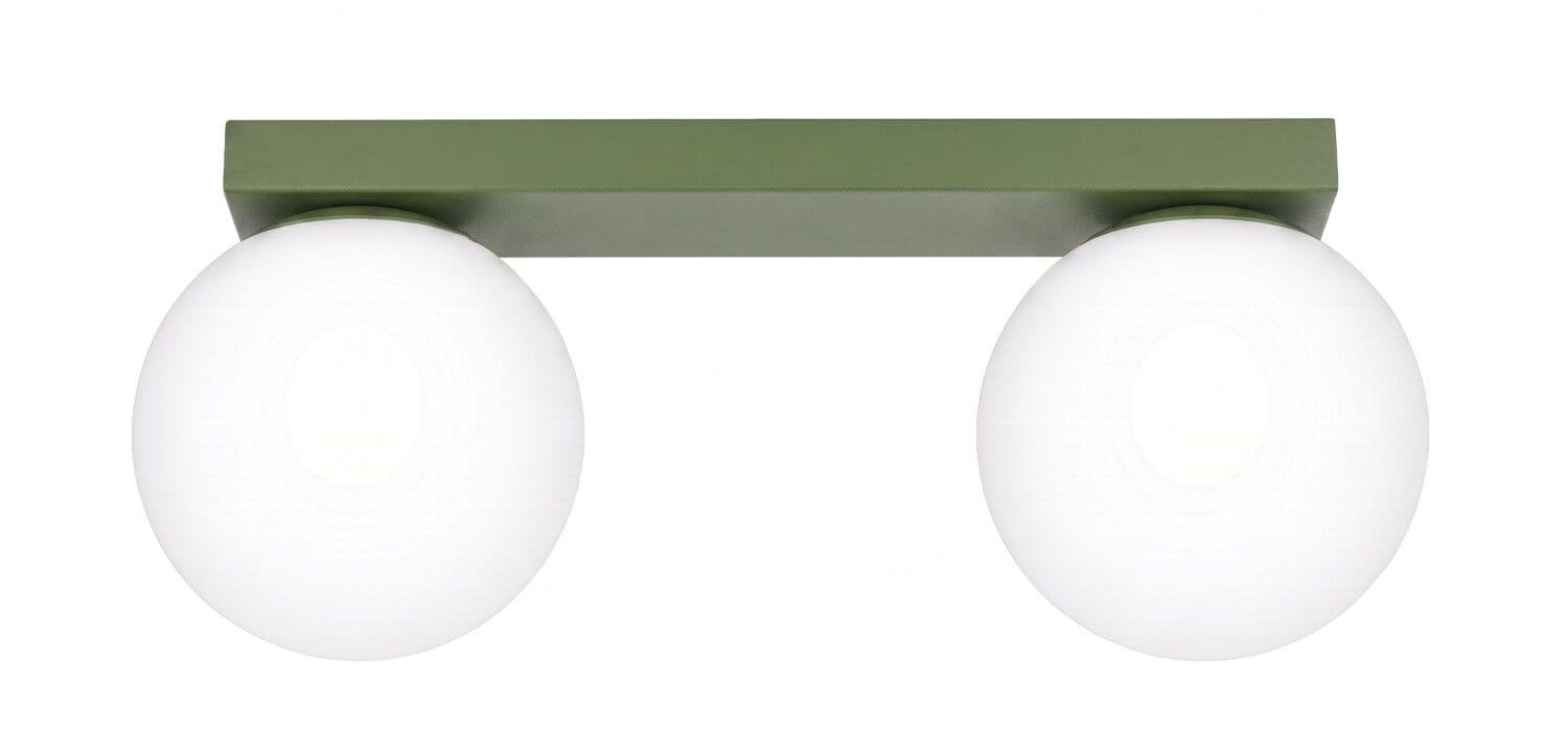 Sollux Lighting Yoli stropné svietidlo 2x8 W zelená SL.2263
