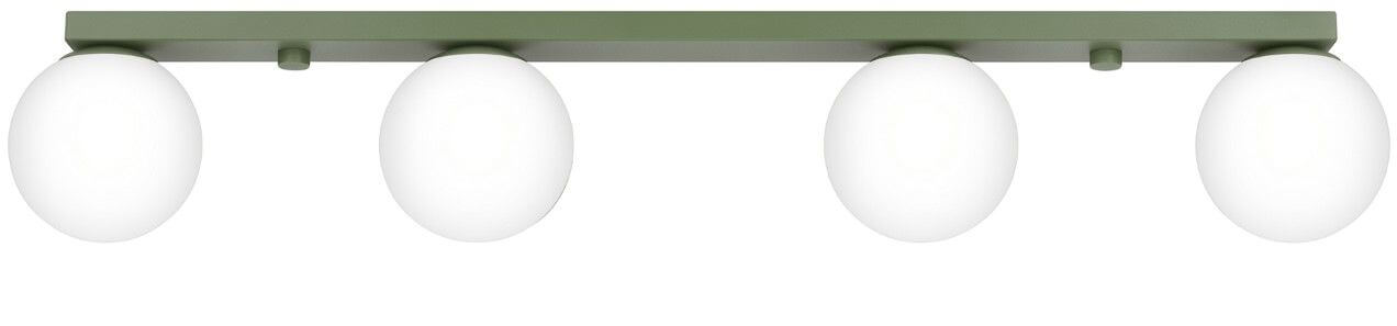 Sollux Lighting Yoli stropné svietidlo 4x8 W zelená SL.2265
