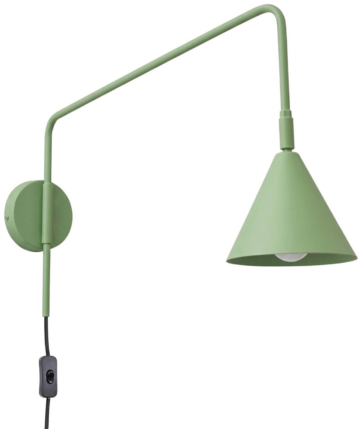 Sollux Lighting Nox nástenná lampa 1x10 W zelená SL.2292