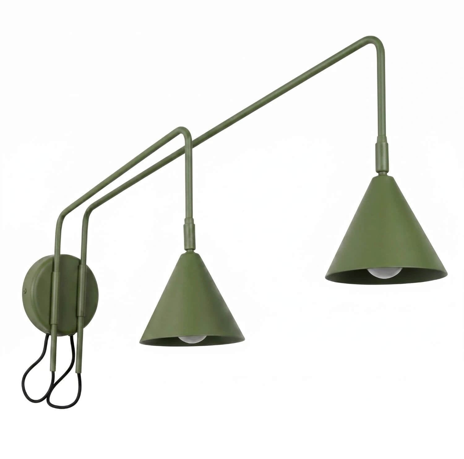Sollux Lighting Nox nástenná lampa 2x10 W zelená SL.2510