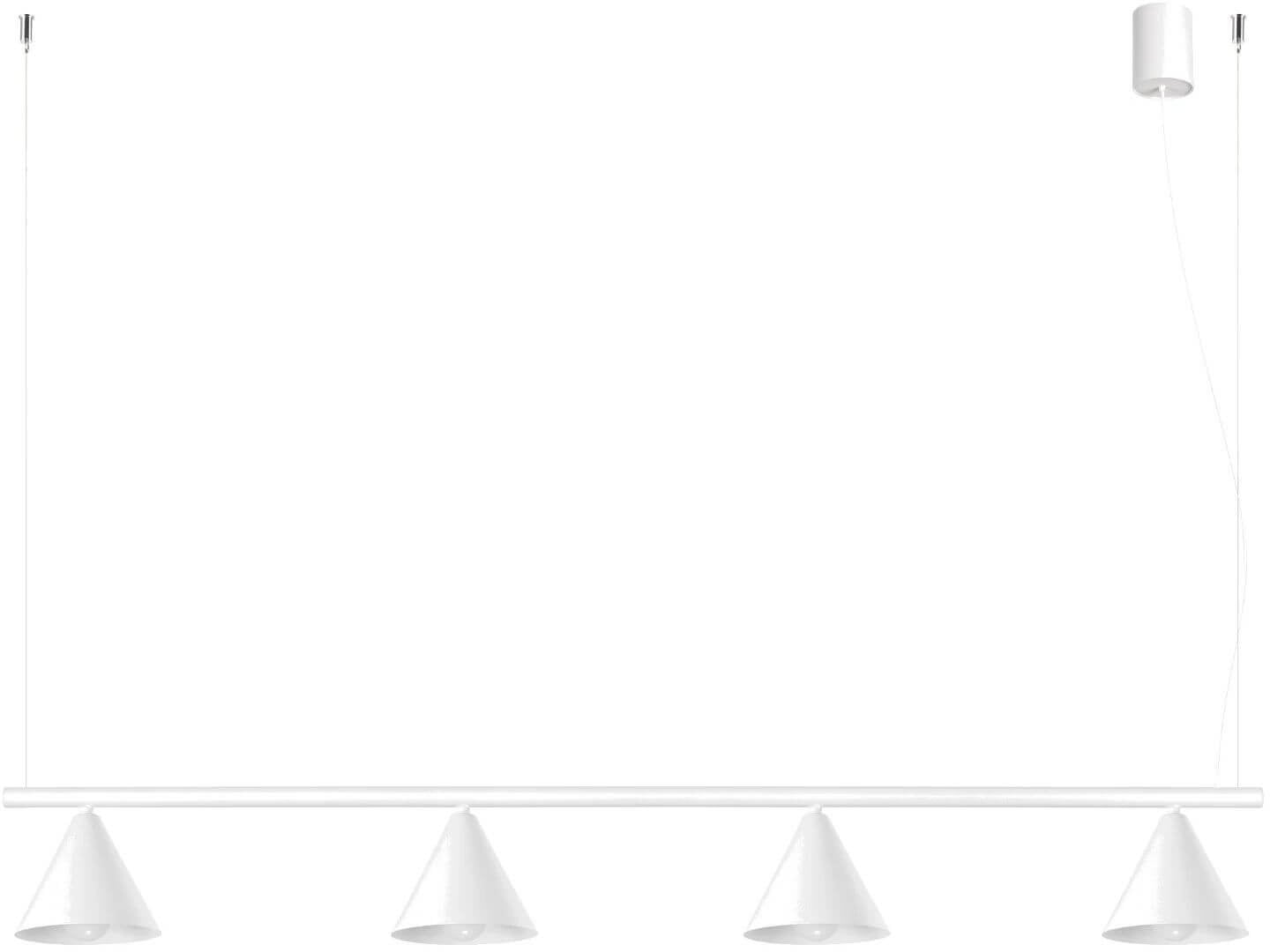 Sollux Lighting Nox závesné svietidlo 4x10 W biela SL.2551