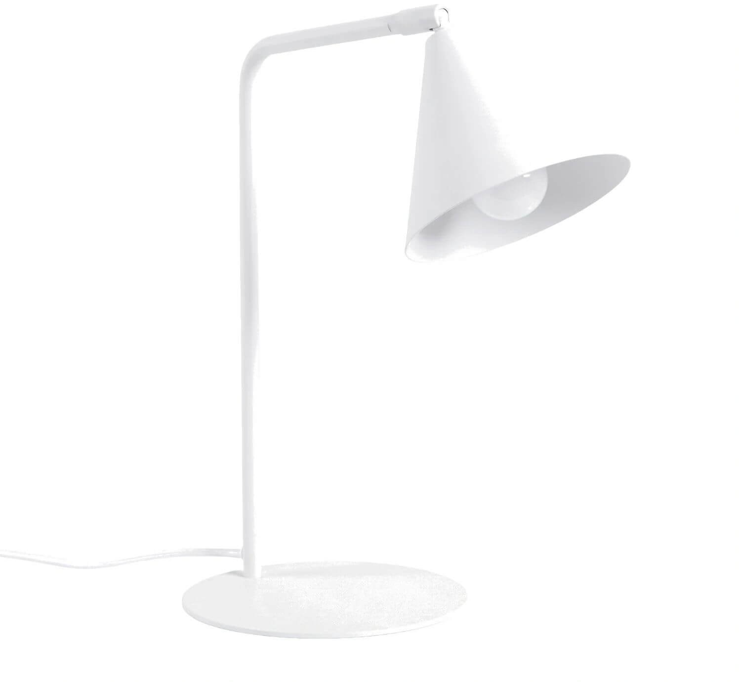 Sollux Lighting Nox stolová lampa 1x10 W biela SL.2566
