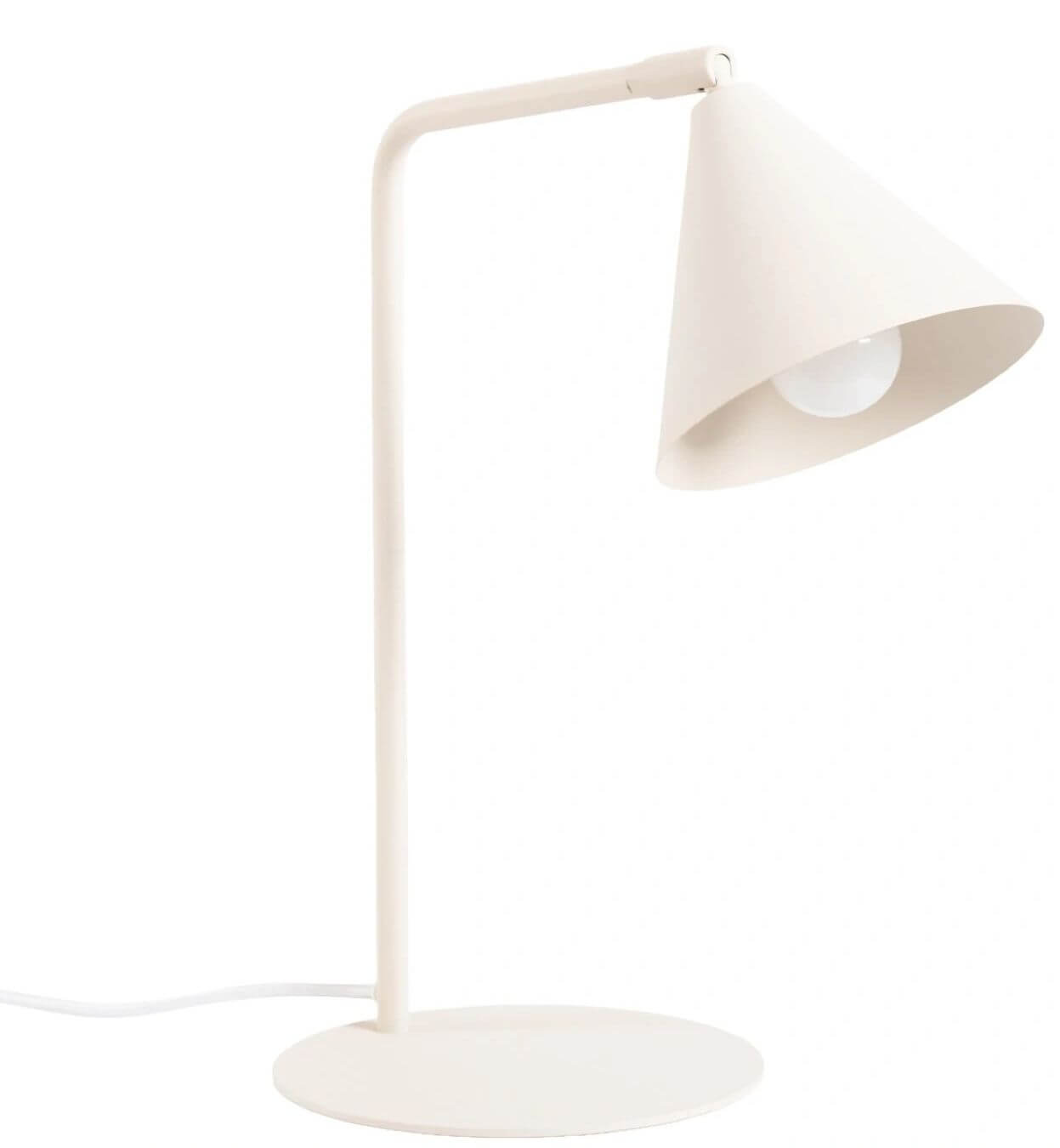 Sollux Lighting Nox stolová lampa 1x10 W béžová SL.2569