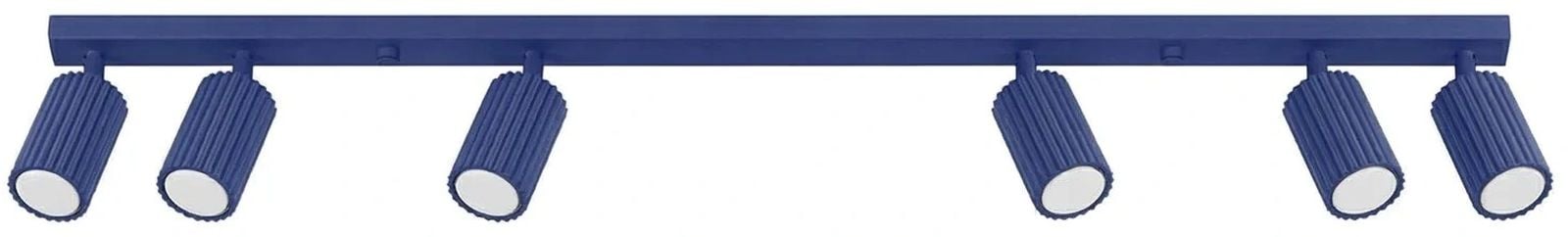 Sollux Lighting Karbon stropné svietidlo 6x10 W modrá SL.2326
