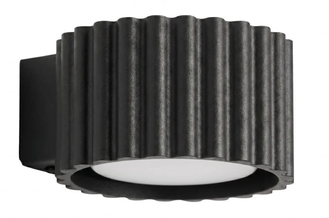 Sollux Lighting Aura nástenná lampa 1x10 W čierna SL.2613