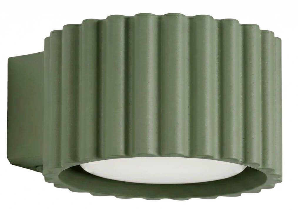 Sollux Lighting Aura nástenná lampa 1x10 W zelená SL.2615