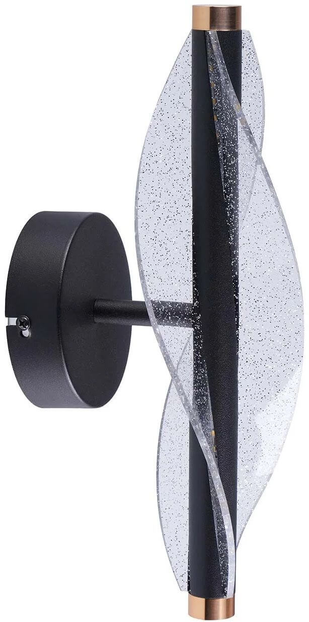 Goldlux Valentina nástenná lampa 1x3 W čierna 339638