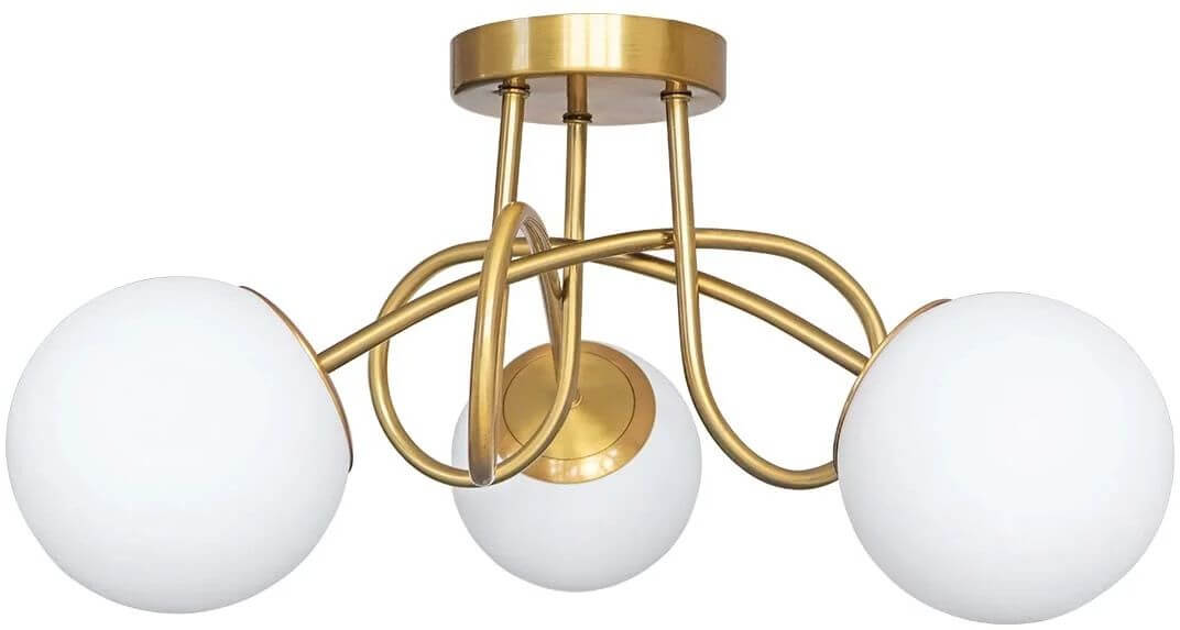 Goldlux Bianca stropné svietidlo 3x12 W biela-zlatá 341648