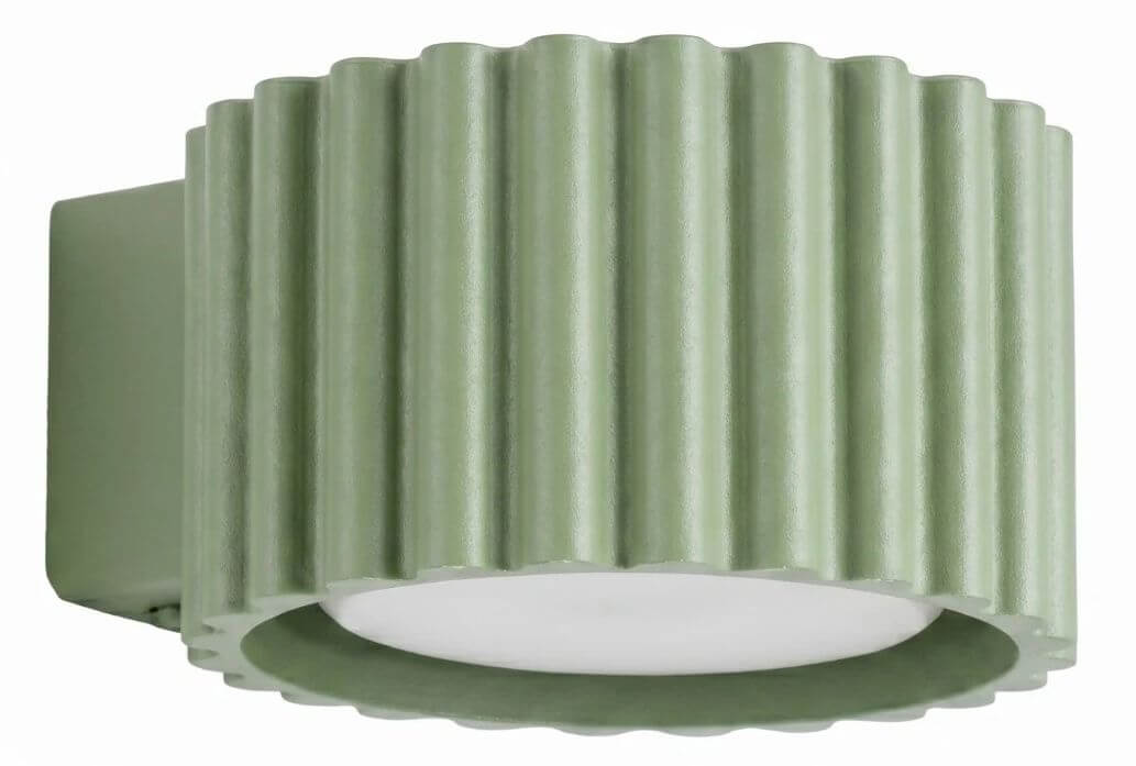 Sollux Lighting Aura nástenná lampa 1x8 W zelená SL.2623