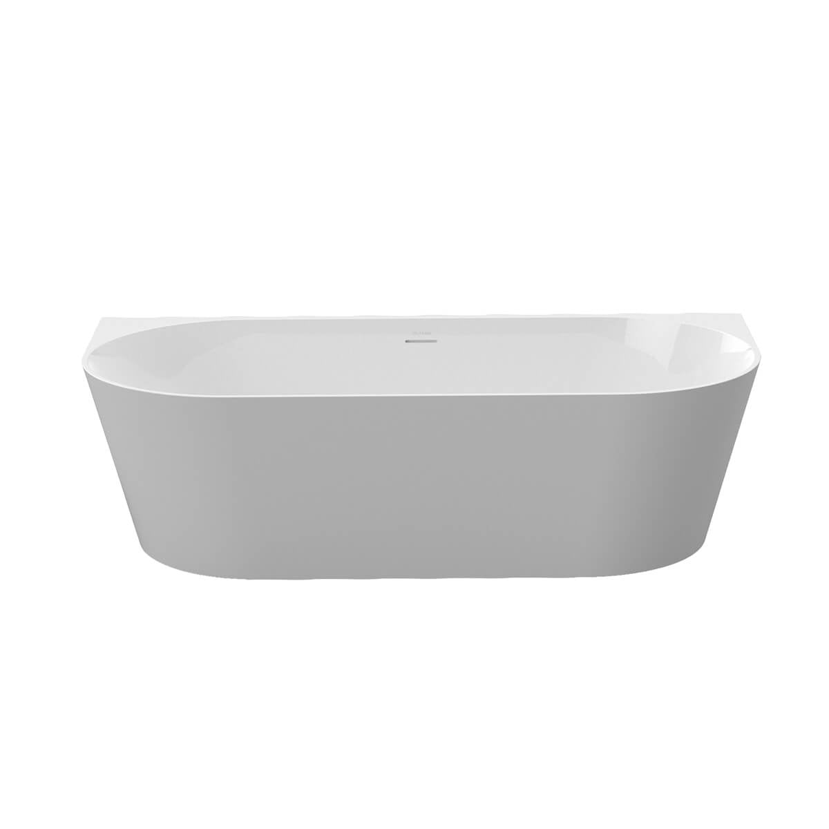 Oltens Holma nástenná vaňa 160x75 cm oválne biela 12300000