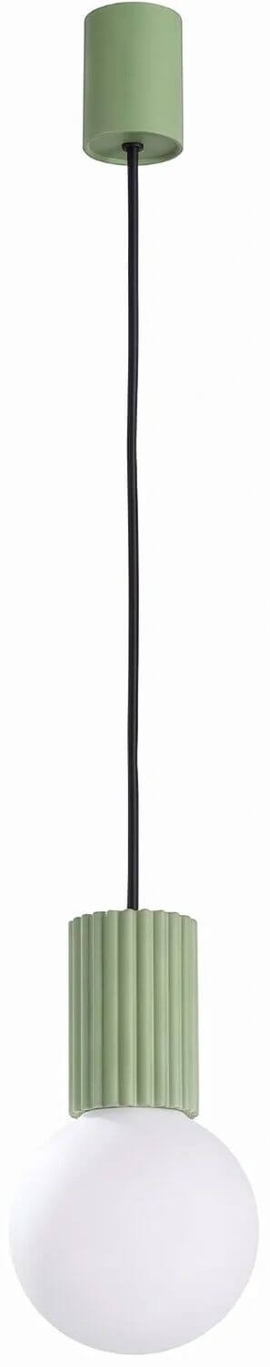 Sollux Lighting Halo závesné svietidlo 1x8 W biela-zelená SL.2390
