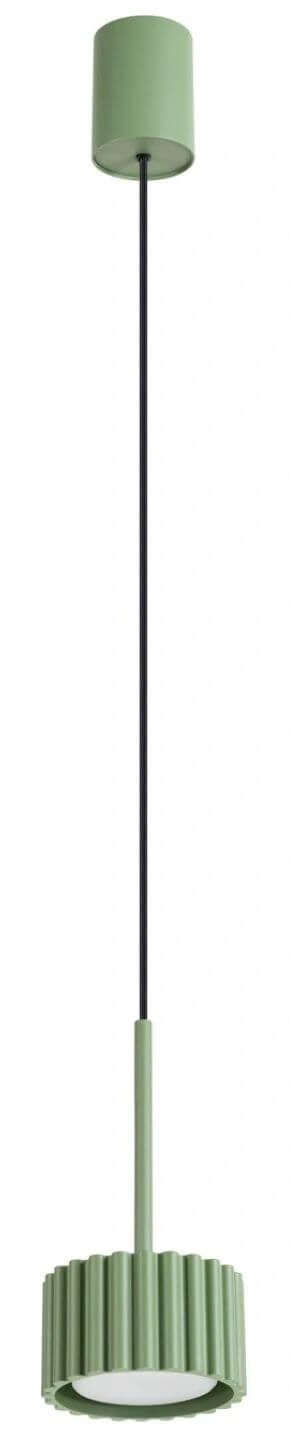 Sollux Lighting Aura závesné svietidlo 1x10 W zelená SL.2687