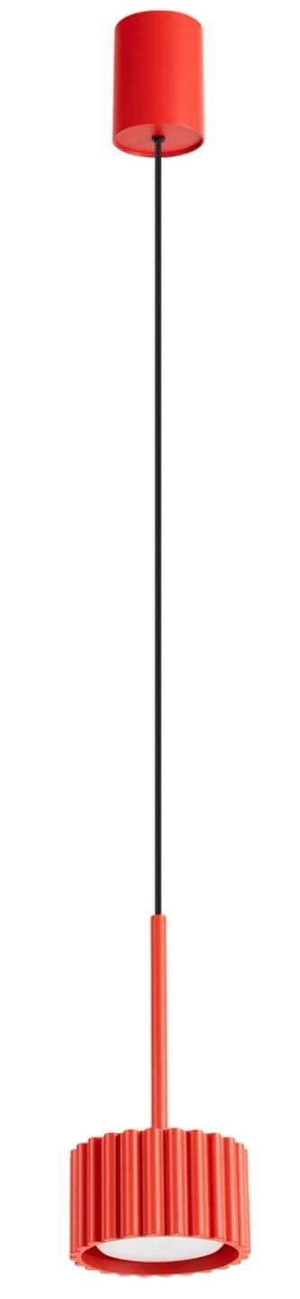 Sollux Lighting Aura závesné svietidlo 1x10 W červená SL.2689