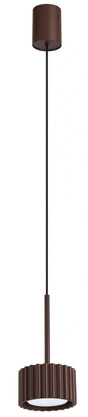 Sollux Lighting Aura závesné svietidlo 1x10 W hnedá SL.2690